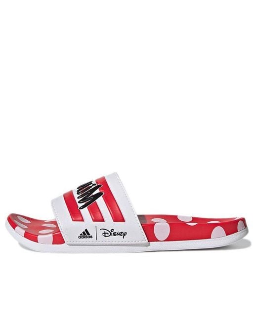 Adidas Red (Wmns) Disney X Adilette Comfort Slide 'Minnie Mouse'