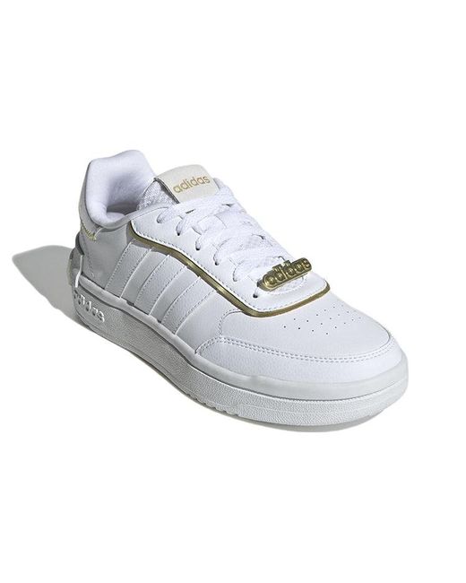 Adidas White (Wmns) Postmove Se Shoes Metallic'
