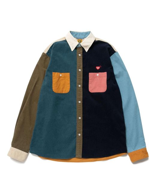 Human Made Blue Crazy Corduroy Shirt for men