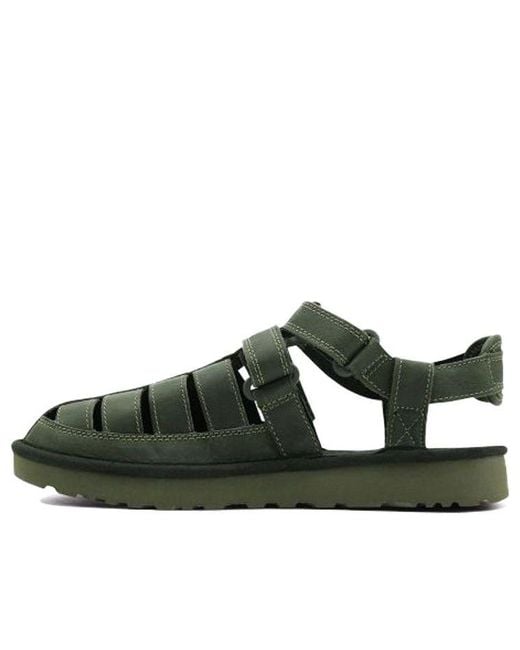 Ugg Green Dune Fisherman Cowhide Sandals for men