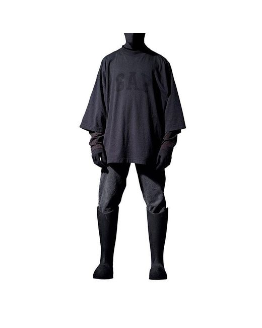 Yeezy Gap Black Engineered By Balenciaga Ss22 Dove 3 Top for men