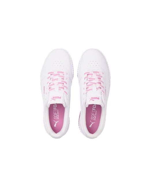 PUMA White (Wmns) Carina Logomania Kadin Sneakers