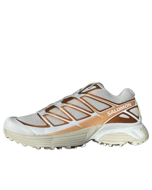 Salomon White Xt-Pathway Metallic Sneakers Ftw Copper Almond Milk' for men