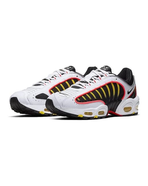 Nike White Air Max Tailwind 4 'Bright Crimson' for men
