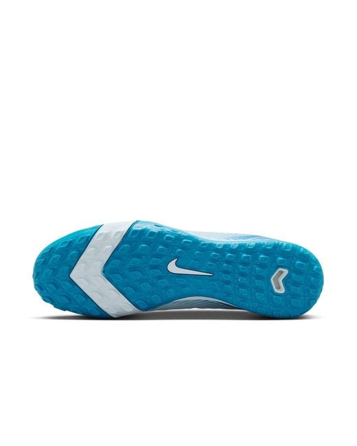 Nike Blue Mercurial Vapor 16 Pro Tf Low-Top Football Shoes for men
