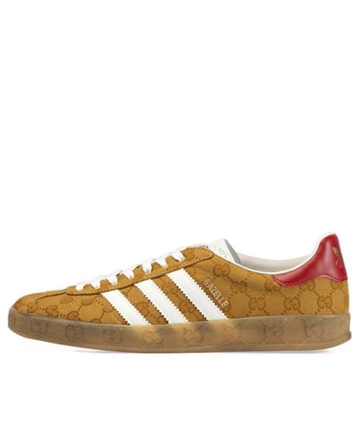 Gucci Brown Adidas X Gazelle 'Gg Monogram' for men