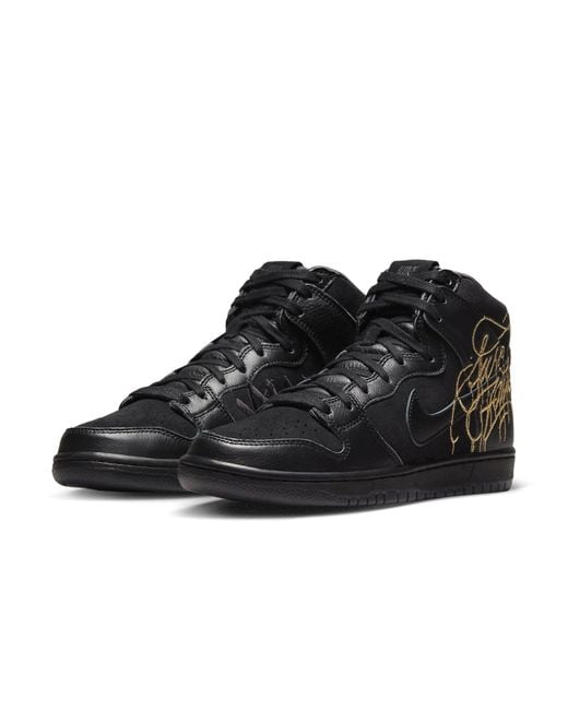 Nike Black X Faust Sb Dunk High 'The Devil Is for men