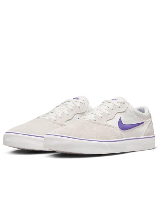 Nike White Sb Chron 2 for men