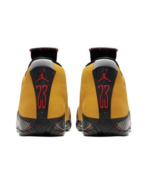 Nike Yellow 14 Retro 'Reverse Ferrari' for men