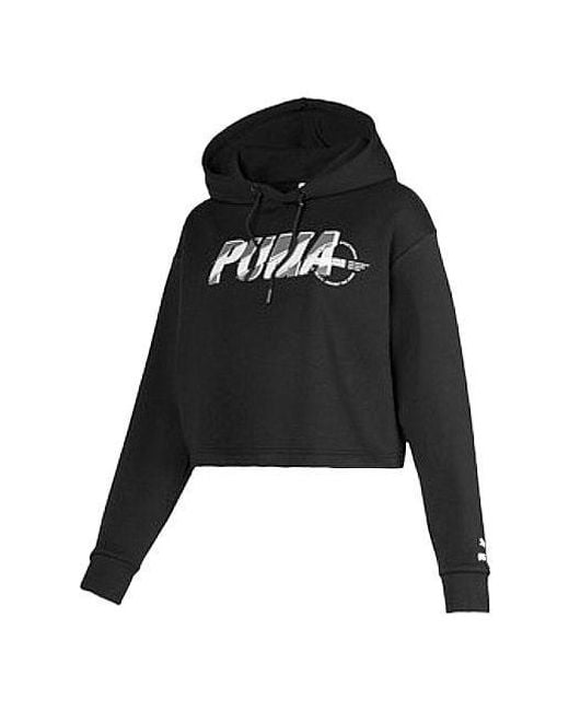 PUMA Black (Wmns) Colorblock Alphabet Logo Printing