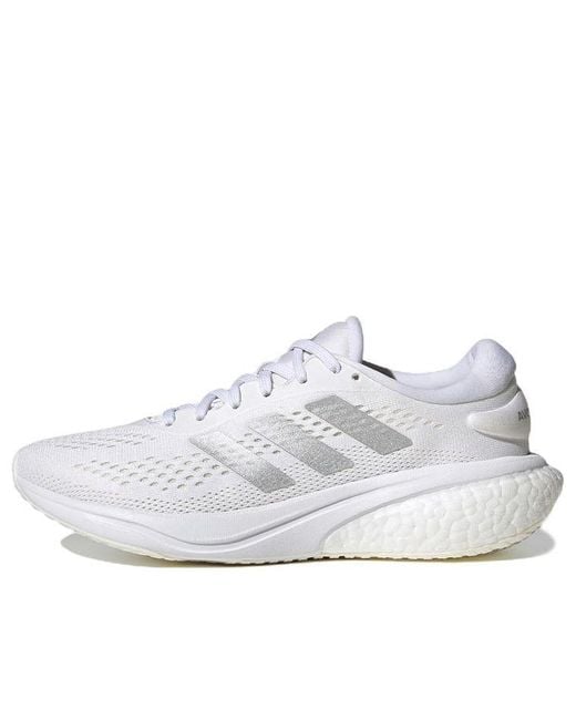 Adidas White (Wmns) Supernova 2 Metallic'