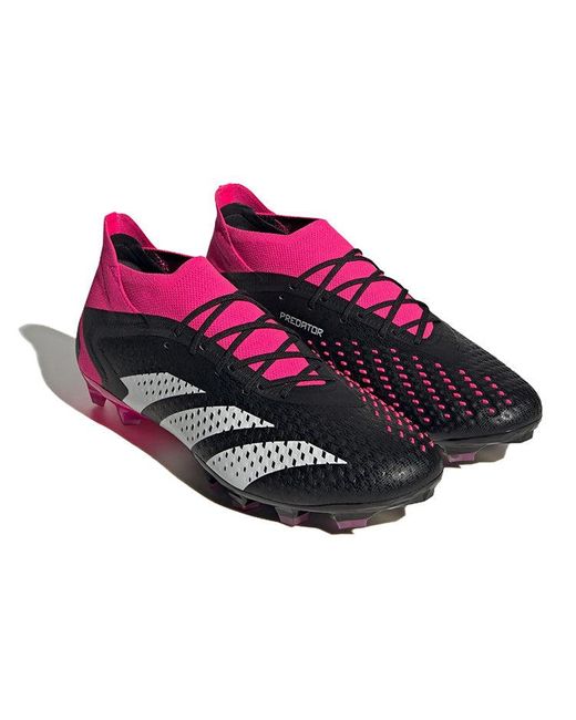 Adidas Black Predator Accuracy.1 Ag 'Core Team Shock' for men