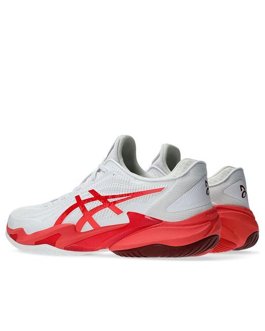 Asics Red Court Ff 3 Novak Clay Electric' for men