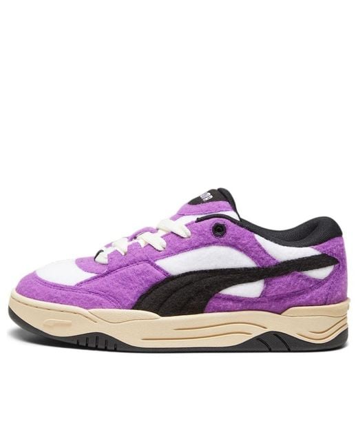 PUMA Mens 180 Felt Lace Up Sneakers Shoes Casual - Purple, Purple, 10 for men