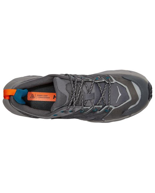 Hoka One One Gray Anacapa Low Gore Tex 'Castlerock' for men