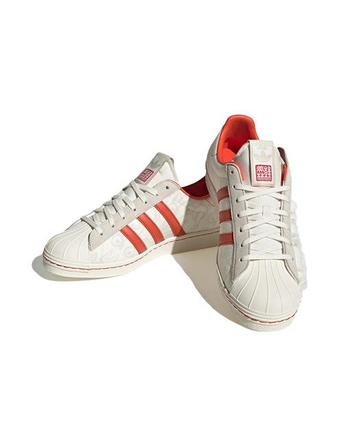 Adidas White Originals Superstar 80S X Han Meilin for men