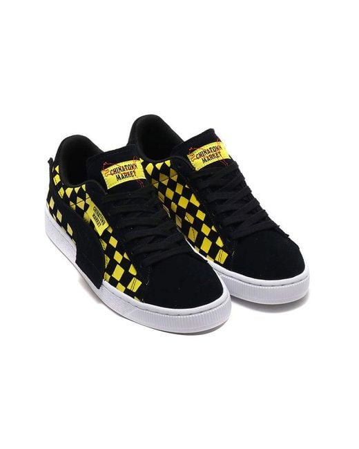 PUMA Black Chinatown Market X Ralph Sampson Low 'Checkerboard' for men