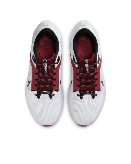 Nike White Air Zoom Pegasus 40 'Morehouse' for men