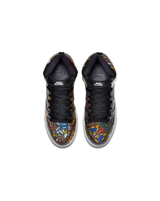 Nike Black X Concepts Sb Dunk High 'Stained Glass' for men