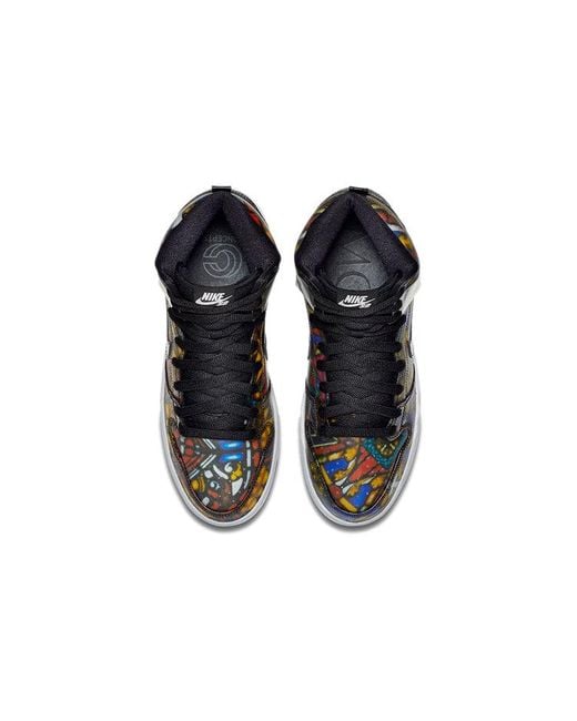 Nike Black X Concepts Sb Dunk High 'Stained Glass' for men