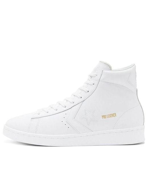 Converse White Pro Leather Og High 'Triple' for men