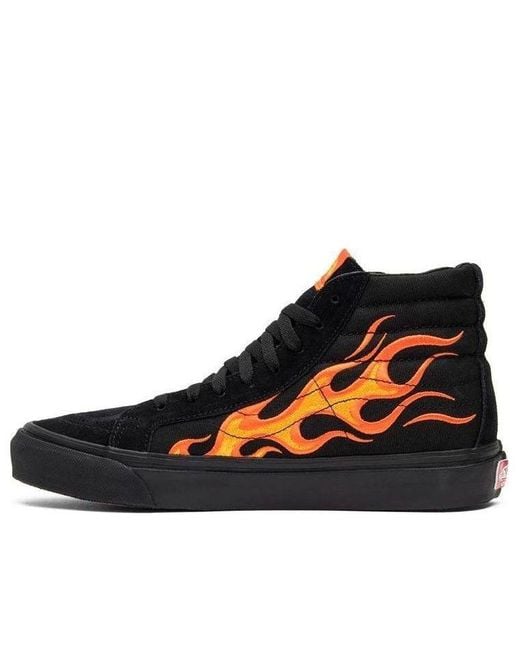 Vans Blue Wtaps X Sk8-Hi Lx 'Flame' for men