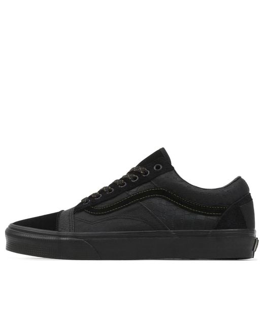 Vans Black Old Skool Buty Patchwork for men