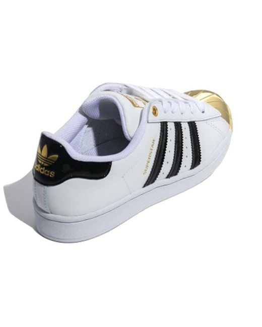Adidas White (Wmns) Superstar Metal Toe Metallic'