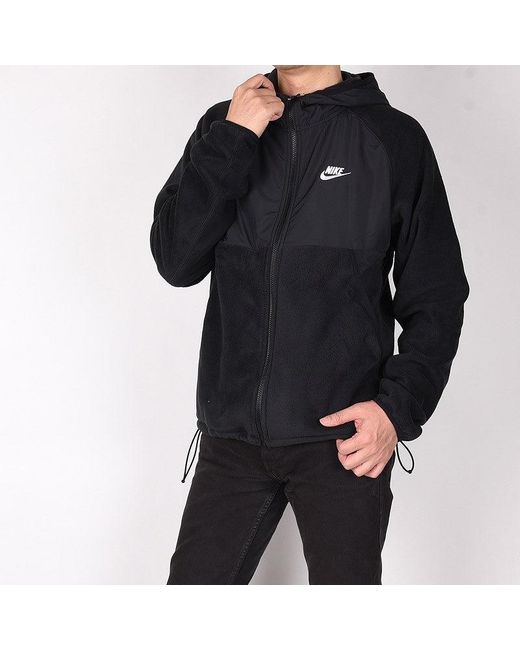 Nike Blue Training Sports Casual Hooded Jacket for men