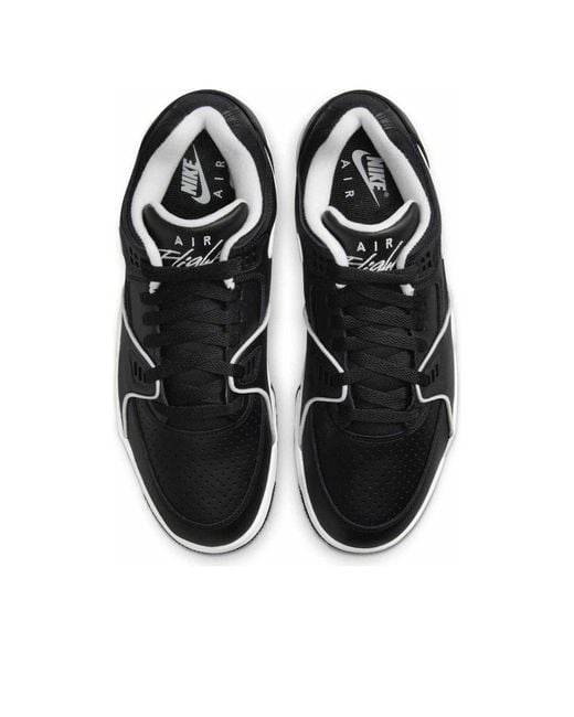 Nike Black Air Flight 89 Low 'Oreo' for men