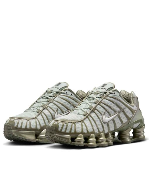 Nike Gray Shox Tl Trainers