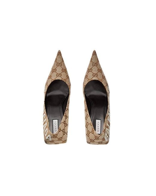 Balenciaga Natural (Wmns) X Gucci The Hacker Project Knife Pumps