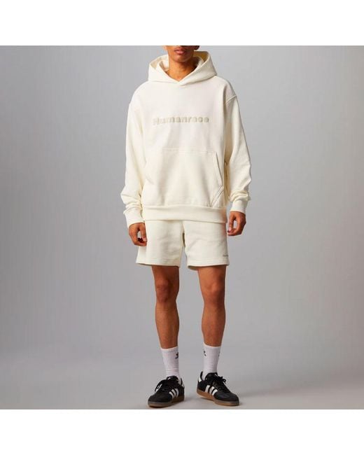 Adidas Originals X Pharrell Williams Crossover Casual Breathable Alphabet Embroidered Sports Solid Color Autumn Jade White for men