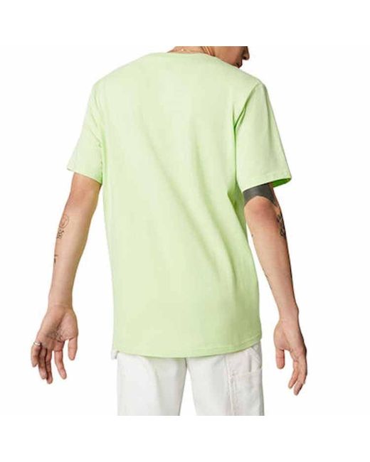 Converse Green Renew Alphabet Printing Short Sleeve for men