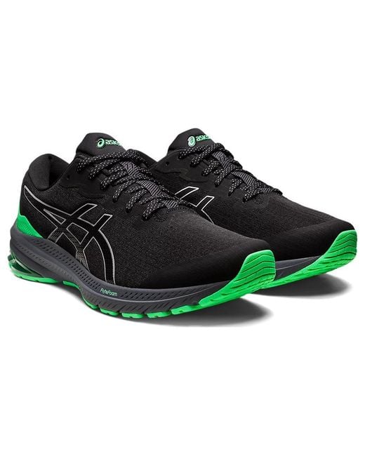 Asics Black Gt-1000 11 Lite-Show New Leaf' for men