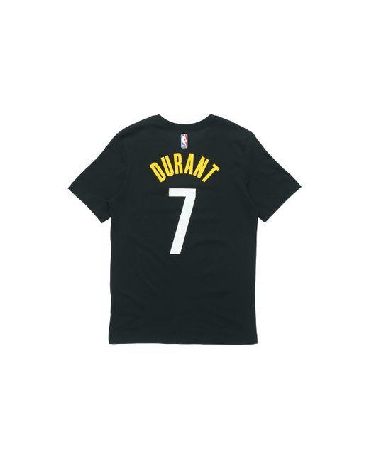 Nike Black Nba Brooklyn Nets Durant No. 7 Sports Basketball Breathable Running Short Sleeve for men