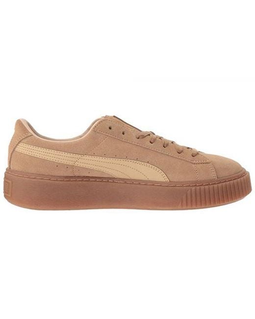 PUMA Brown (Wmns) Suede Platform