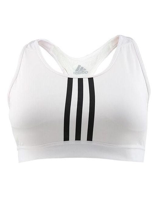 Adidas White (Wmns) Don'T Rest 3-Stripes Bra