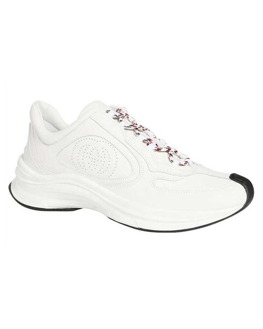 Gucci White Run Sneaker 'Leather' for men