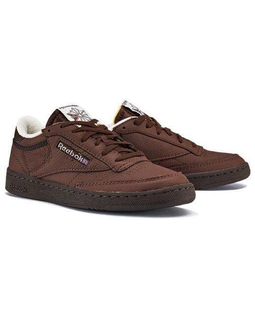 Reebok Brown Club C 85 Vintage 'Brush' for men