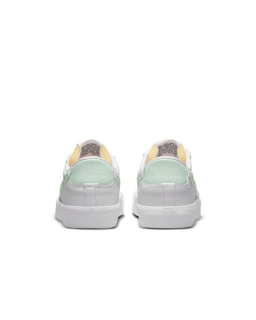 Nike White Blazer Low