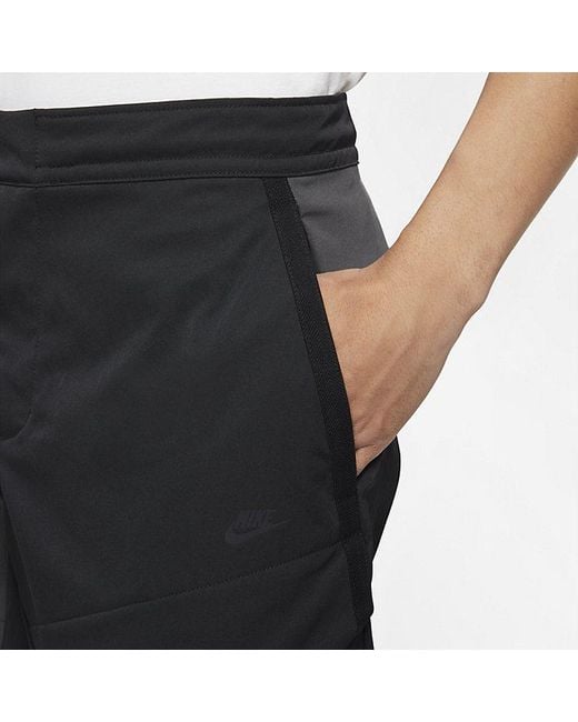 Nike Gray Sportswear Tech Pack Splicing Elastic Waistband Cargo Sports Pants/Trousers/Joggers for men
