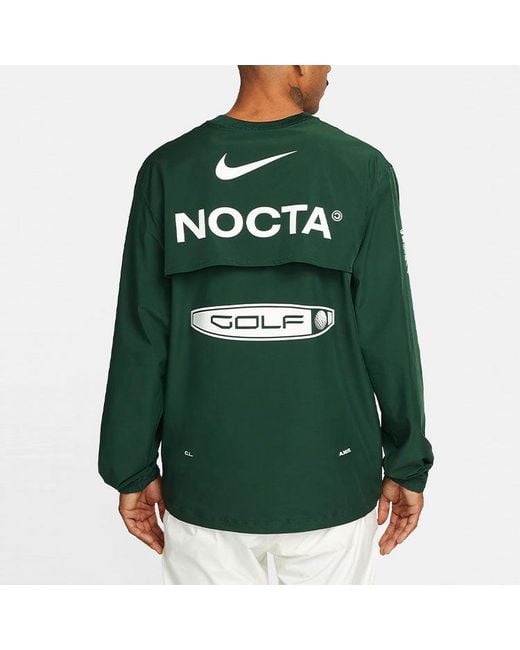 Nike Green X Nocta Long Sleeve Woven Pullover for men