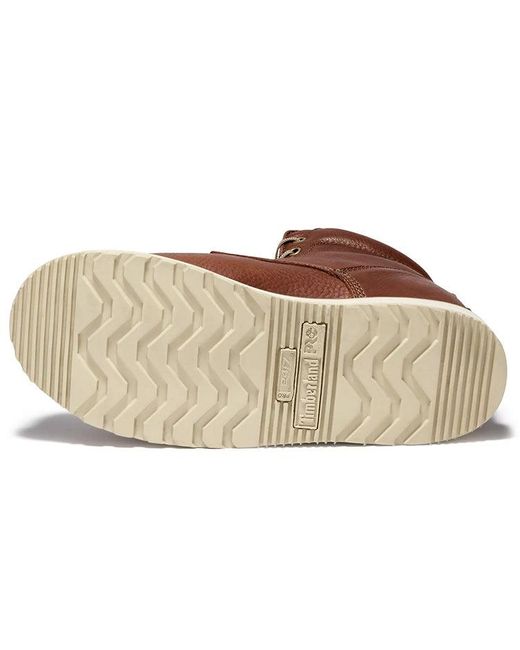 Timberland Brown Wedge Inch Work Boots for men