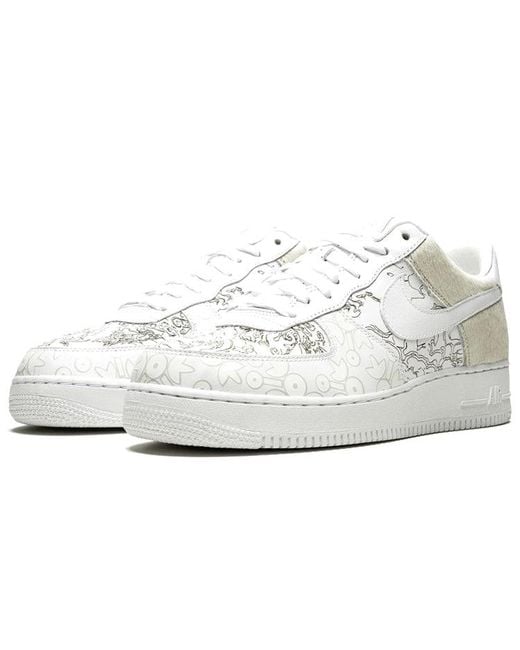 Nike White Air Force 1 Premium 'Year Of The Dog' for men