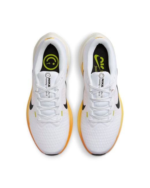 Nike White (Wmns) Air Zoom Winflo Citron Pulse'