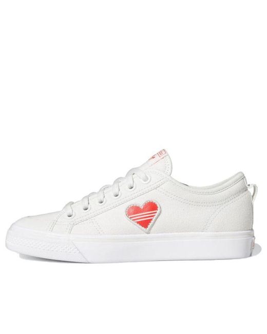 Adidas White (Wmns) Nizza Trefoil