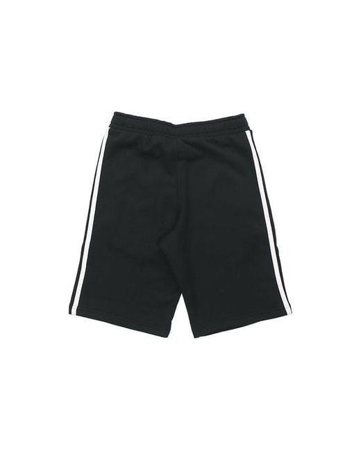 Adidas Black Originals 3-Stripe Short Stripe Shorts for men