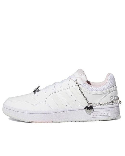 Adidas White (Wmns) Hoops 3.0 Shoes