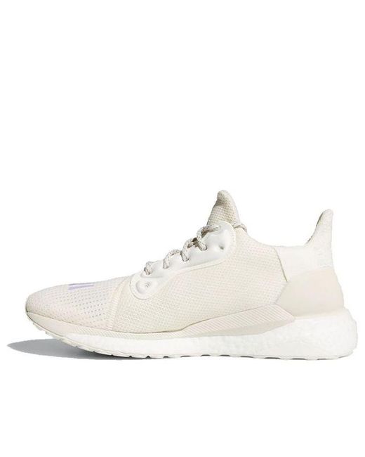 Adidas White X Pharrell Solar Hu Glide Prd 'Cream' for men